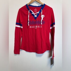 NWT Fanatics Phillies LS Tee
